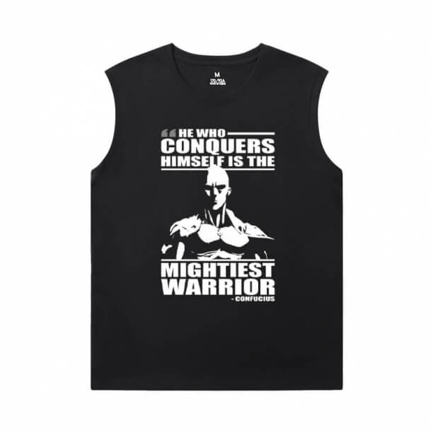 Um Punch Man Mens Oversized Sleeveless T Shirt Japanese Anime Tees