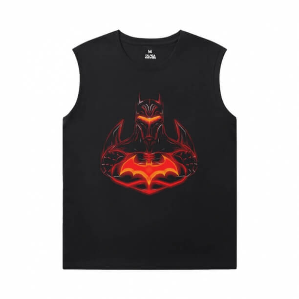 Justice League Batman Men'S Sleeveless Graphic T Shirts Superhero Tee