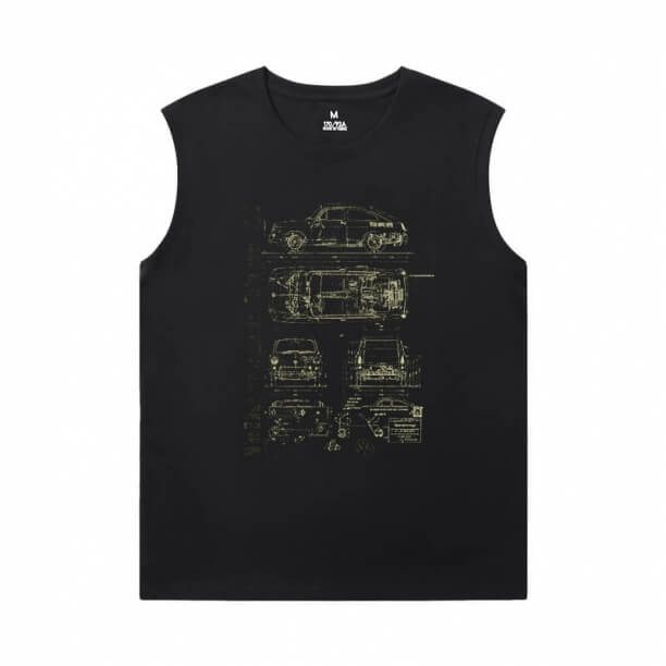 Chủ đề nóng Volkswagen Beetle Tshirt Racing Car Sleeveless Running T Shirt