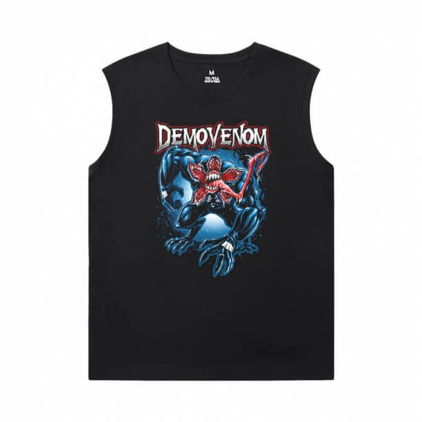 Marvel Venom Sem Mangas Camisa Sem Lado