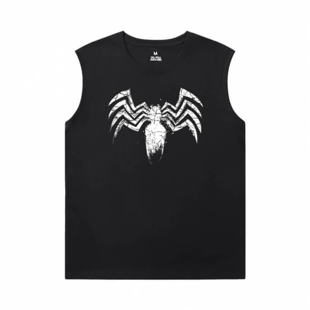 Venom Men'S Sleeveless T Shirts Cotton Marvel Tees