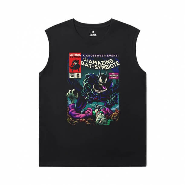 Camisa venenosa marvel mens mangas camisas esportivas