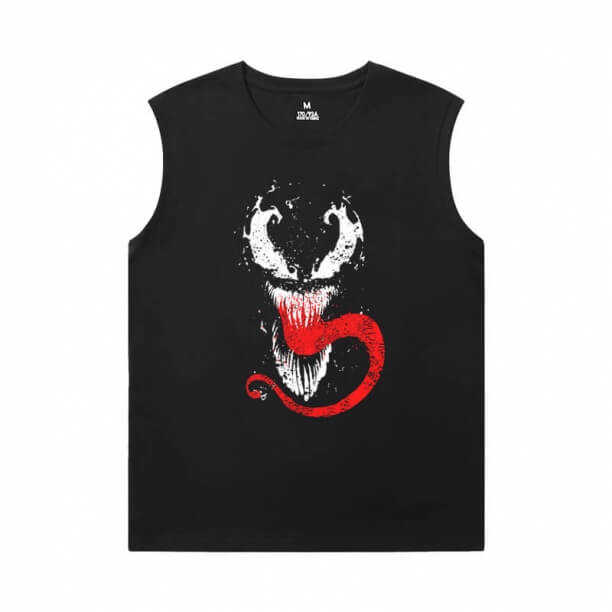 Venom Sleeveless T Shirts Men'S For Gym Marvel T-Shirts