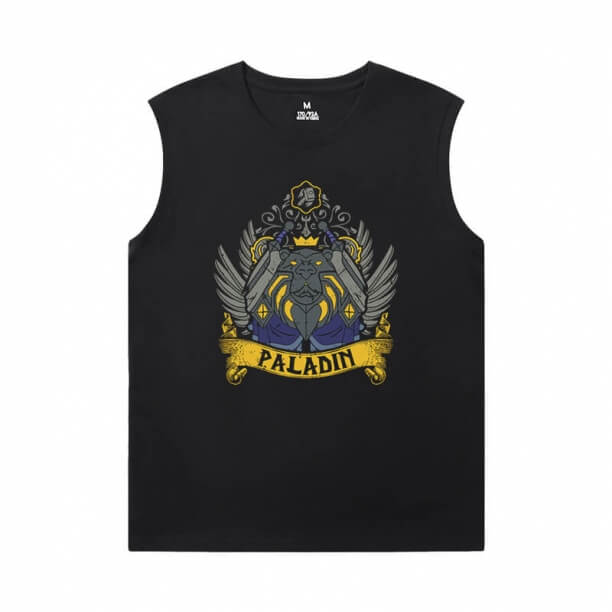 Blizzard Tshirt Warcraft Mens Graphic Sleeveless Shirts