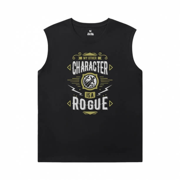 World Warcraft Tee Shirt Blizzard Printed Sleeveless T Shirts For Mens