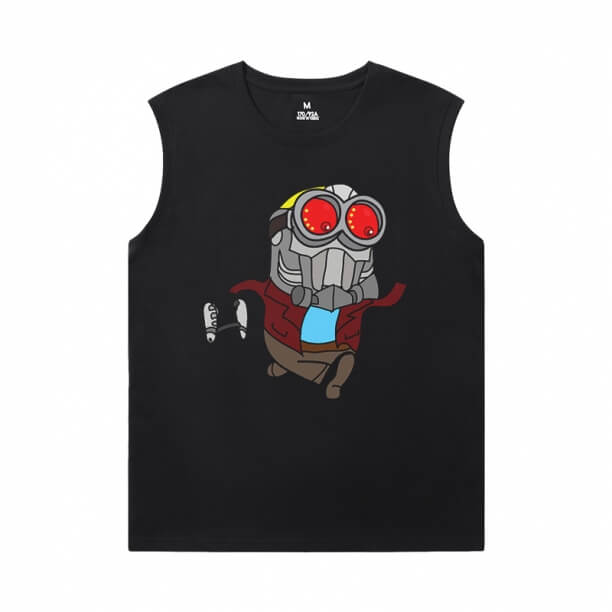 Marvel Guardiões da Galáxia Camisetas impressas sem mangas Mens Groot Tee