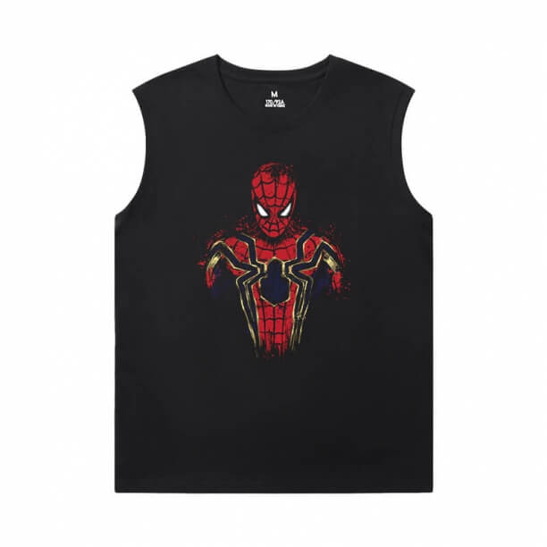 Spiderman Tees Marvel Spider-Man:Homecoming Youth Sleeveless T Shirts