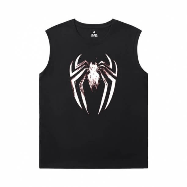 Marvel Spiderman T-Shirt Spider-Man:Homecoming Sleeveless T Shirt For Gym