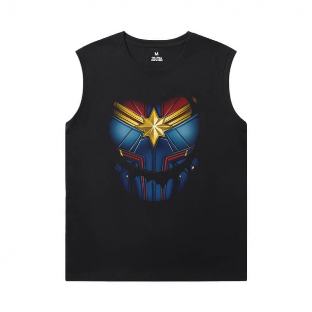 The Avengers Tshirt Marvel Captain Marvel Boys Sleeveless Tshirt