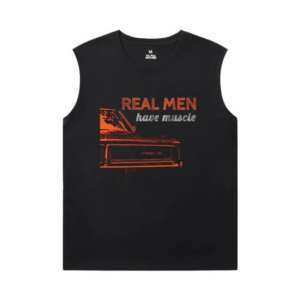 Chủ đề nóng xe động cơ Shirts Racing Car Mens Graphic Sleeveless Shirts