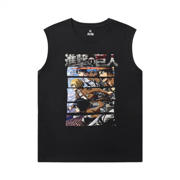 Atac pe Titan Sleeveless Tee Shirts Anime Tees