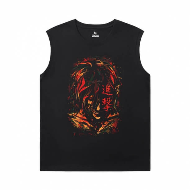 Attaque sur Titan Custom Sleeveless Shirts Vintage Anime Tee