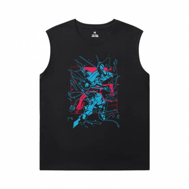 Chủ đề nóng Anime Shirts Tấn công trên Titan Men Sleeveless Tshirt