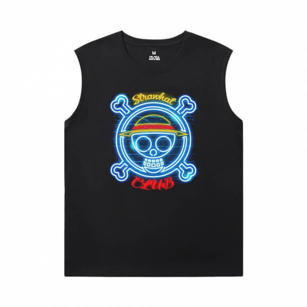 One Piece Shirt Anime Hot Topic Womens Crew Neck Sleeveless T Shirts