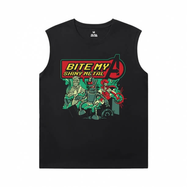 Hot Topic Shirts American Anime Futurama Sleeveless Shirts For Mens Online