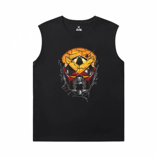 Spiderman Sleeveless T Shirt Mens Gym Marvel The Avengers T-Shirts