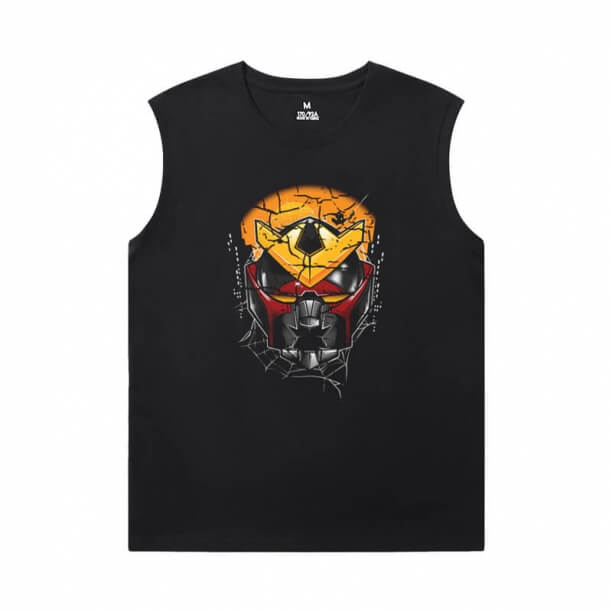 Camisa sem mangas do Homem-Aranha Mens Gym Marvel The Avengers Camisetas