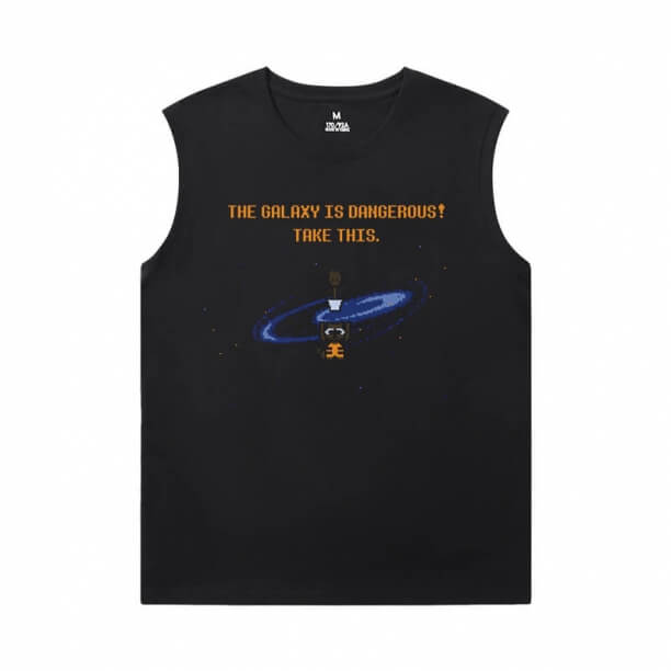 The Avengers Groot Tshirts Marvel Guardians of the Galaxy Sleeveless T Shirt Negru