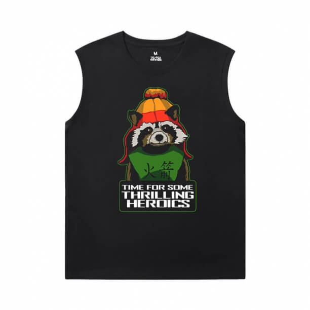 Marvel Guardians of the Galaxy Tee The Avengers Groot Mens Sleeveless Sports T Shirts