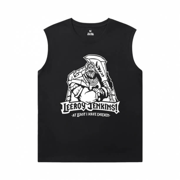 WOW Custom Sleeveless Shirts Blizzard Tee Shirt