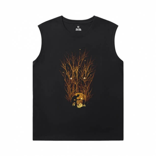 Groot Tshirt Marvel Guardians of the Galaxy Black Sleeveless Tshirt