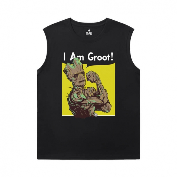 ผู้ปกครองมหัศจรรย์ของกาแล็กซี่ Tee Groot บุรุษเสื้อยืดแขนกุด 9X