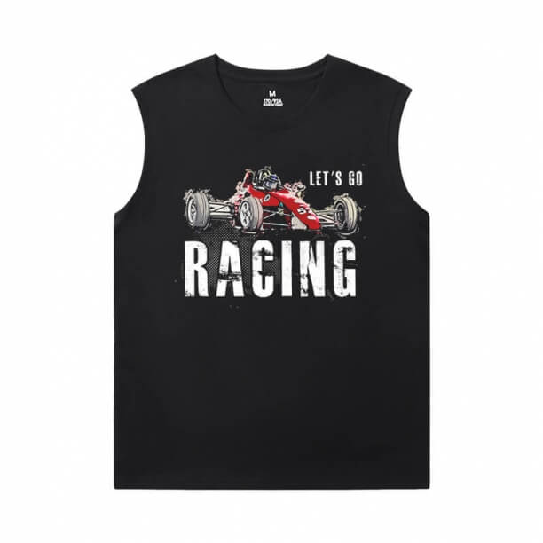 品質 F1 Tシャツ車 ノースリーブ シャツ メンズ