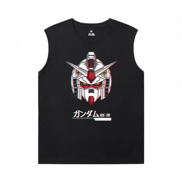 Gundam T-Shirts Hot Topic Anime Mens T Camicia senza maniche