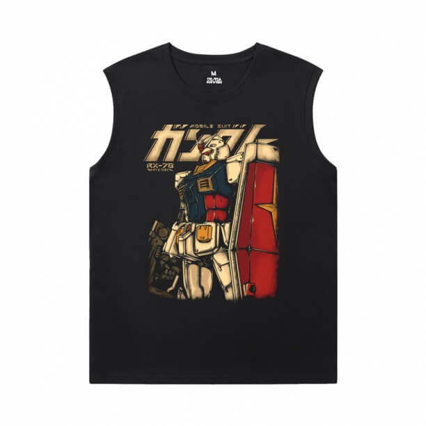 Gundam Shirt Anime Sleeveless Wicking T Shirts