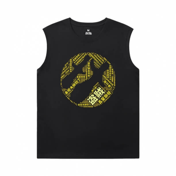 WOW Black Sleeveless Shirt Men Blizzard T-Shirt