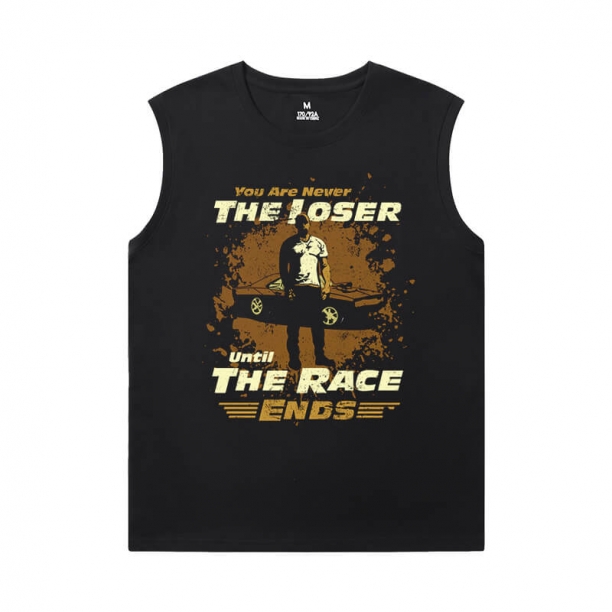 Fast Furious Shirt bumbac fără mâneci Gât Rotund T Shirt