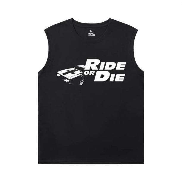 XXL camisetas Fast Furious camiseta negra sin mangas