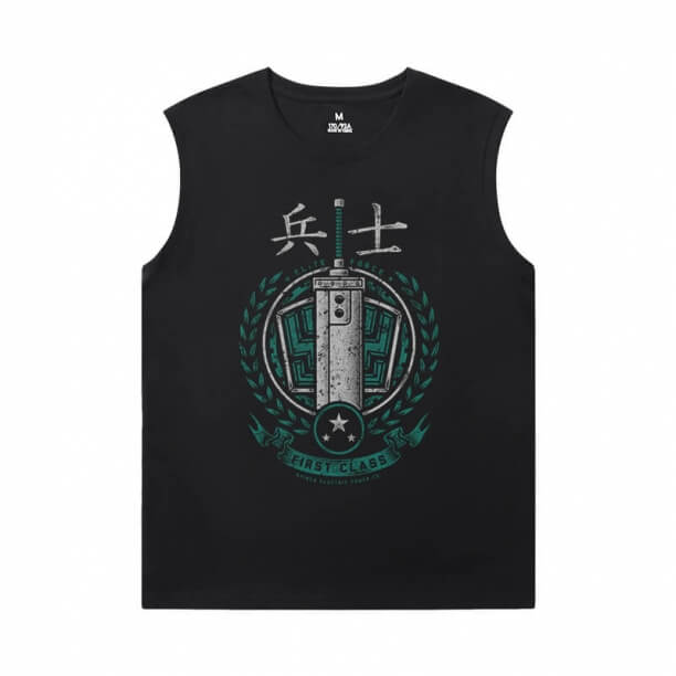 Attack on Titan Tee Vintage Anime Sleeveless T Shirts Men'S For Gym