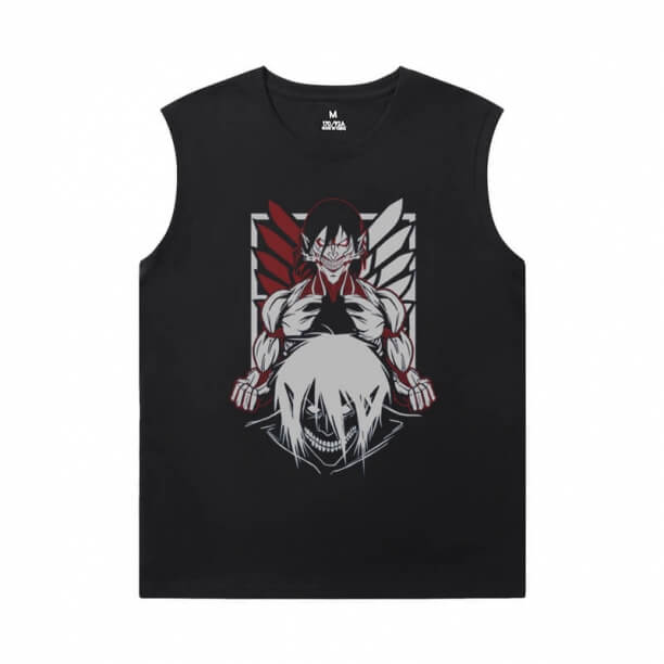 Hot Topic Anime Shirts Attack on Titan Men'S Sleeveless Muscle T Shirts