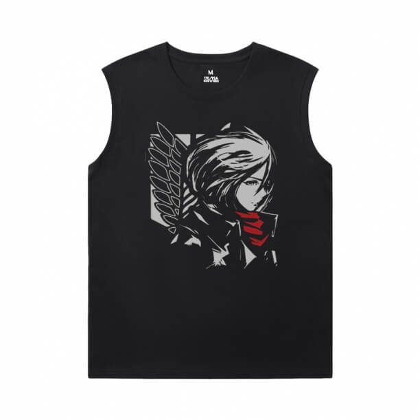 Attack on Titan Tees Anime Sleeveless T Shirts For Running