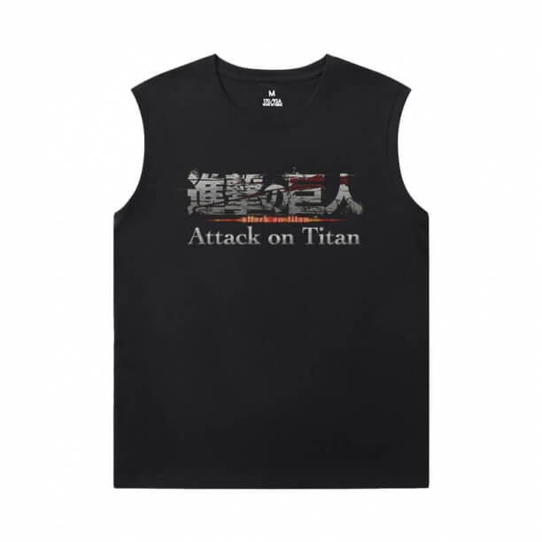 Sıcak Konu Anime Gömlek Saldırı Titan Xxl Kolsuz T Shirt