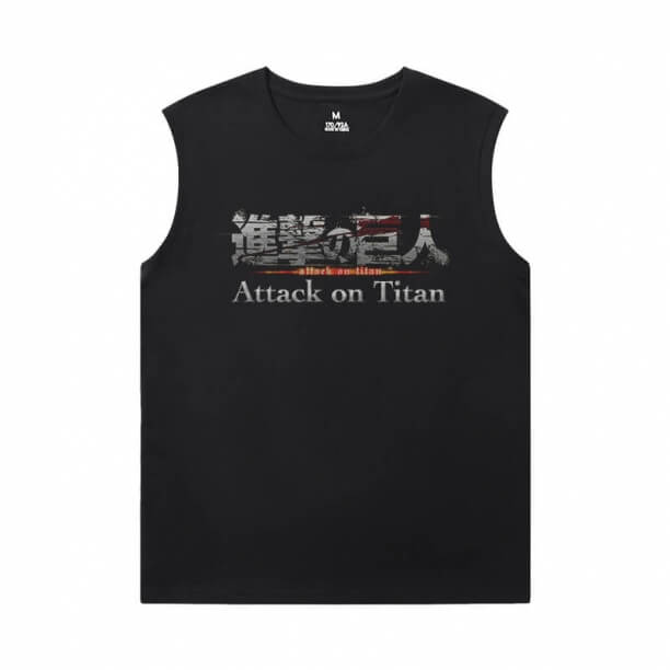 Hot Topic Anime Shirts Attack on Titan Xxl Sleeveless T Shirts