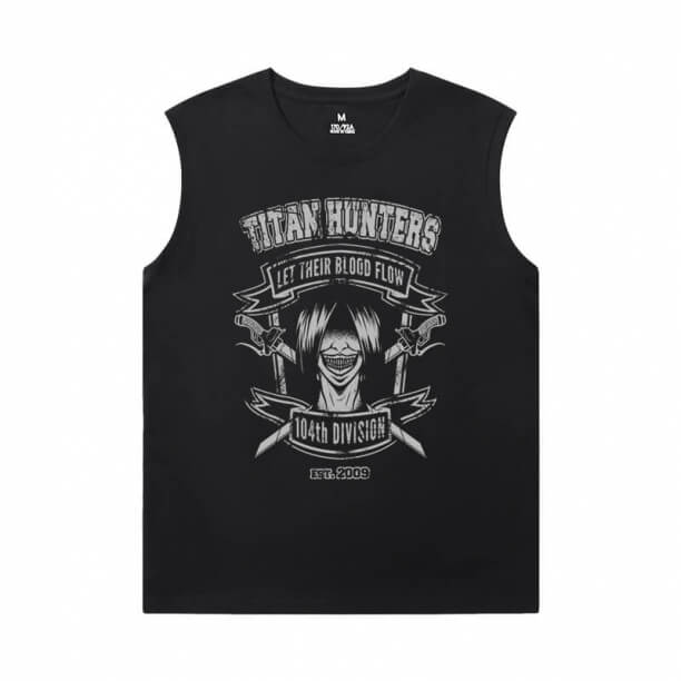 Hot Topic Anime Tshirt Attack on Titan Boys Sleeveless T Shirts