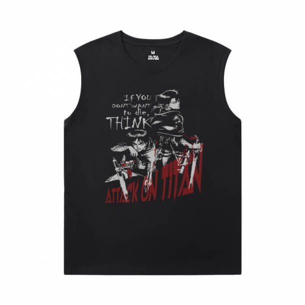 Atac pe Titan Boys Sleeveless Tricou Anime Tees