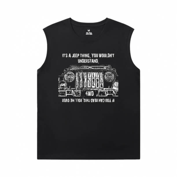 Car Mens Graphic Sleeveless Shirts Hot Topic Jeep Wrangler Tees