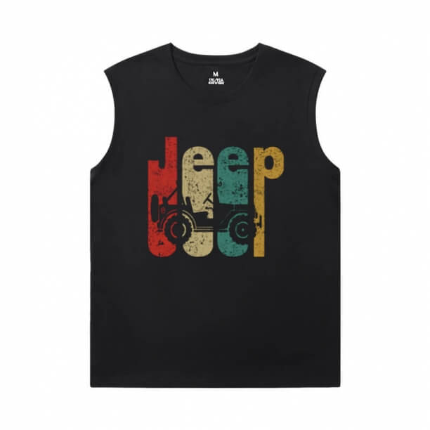 Hot Topic Jeep Wrangler Shirts Car Camiseta sem Mangas