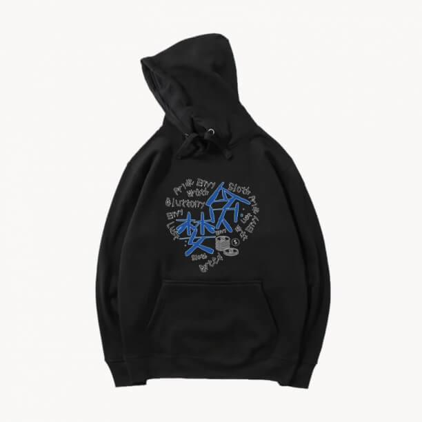 The Seven Deadly Sins hooded sweatshirt Personalised Hoodies