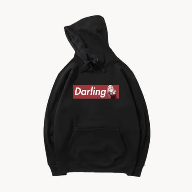 Pullover Sweatshirt Darling In The Franxx hooded sweatshirt