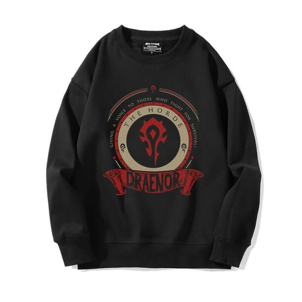 Crew Neck Coat World Of Warcraft Sweatshirts