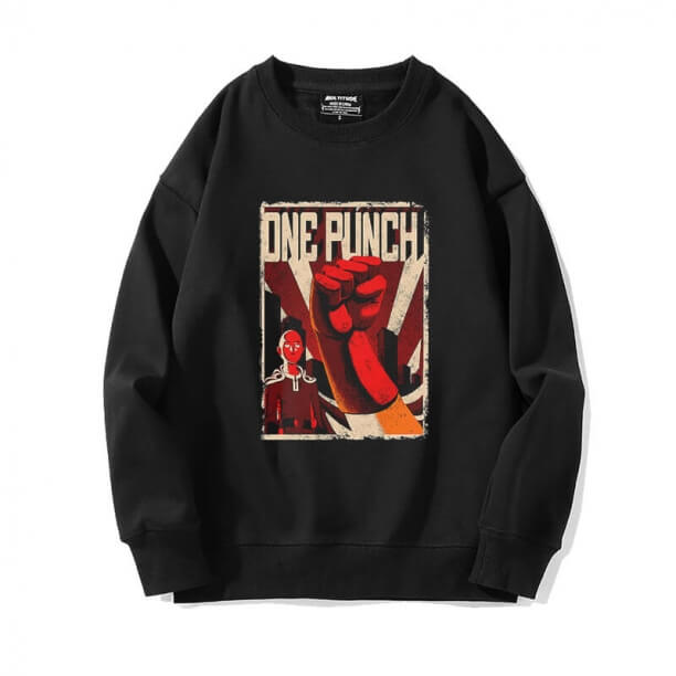 Vintage Anime One Punch Man Tops Áo nỉ cá nhân