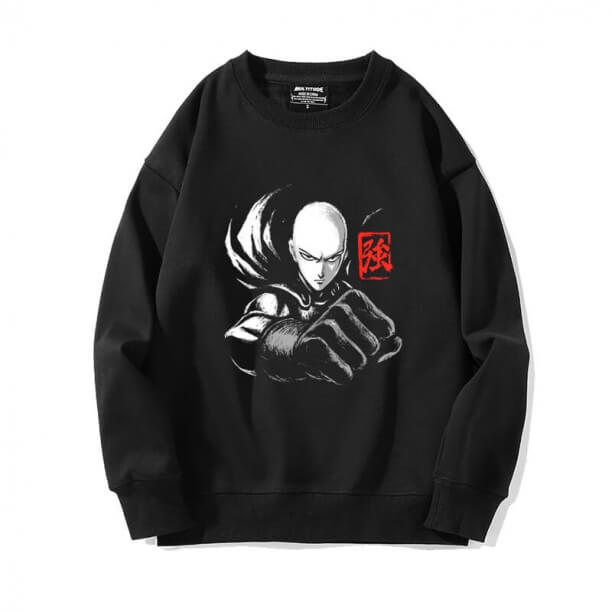 Crew Neck Tops Hot Topic Anime One Punch Man Sweatshirts