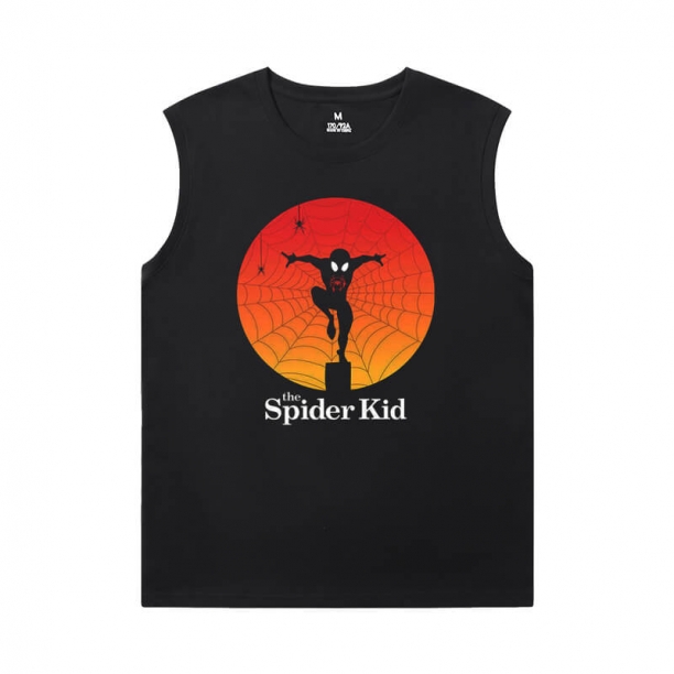 Spiderman Tees Marvel The Avengers Billige ærmeløse T-shirts