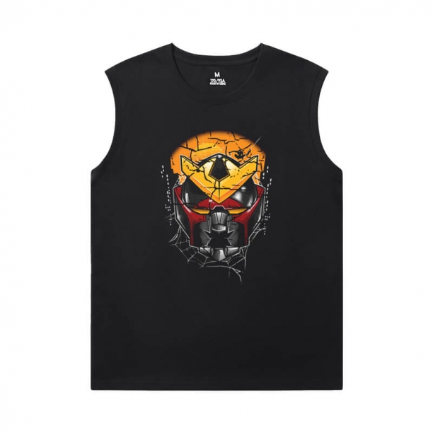 เสื้อยืด Avengers มาร์เวลเดอร์แมนสีดําแขนกุด