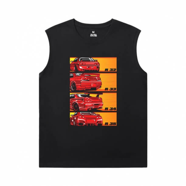 Qualität GTR Tshirts Auto Cool sleeveless T Shirts