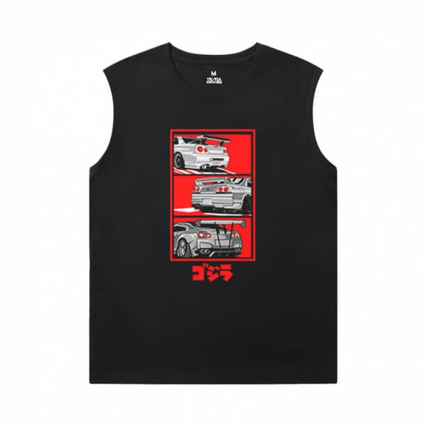 Chất lượng GTR Tshirt Xe Nam Sleeveless Cơ T Shirts